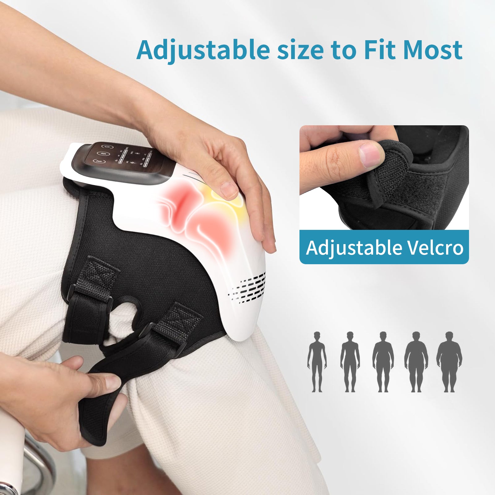 KneeRelief Pro verstellbare Größe für jeden Knieumfang